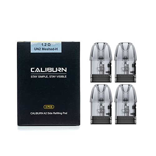 Uwell Caliburn A2 AK2 A2S p|bhJ[gbW 0.9/1.2 2ml 4 POD [EF Jo[ dq^oR dq΂ xCv Vape (1.2)