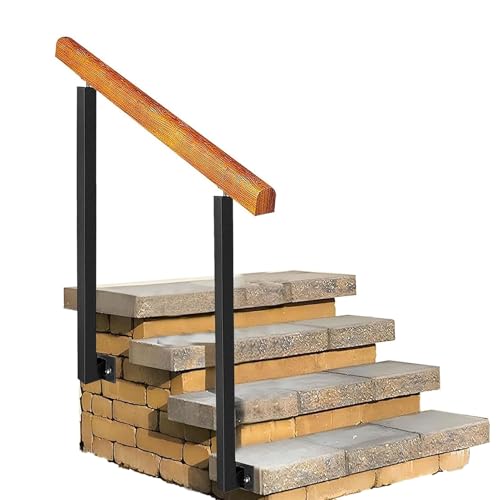 Main courante réglable en métal, rampe d'escalier extérieure orientable - 2