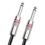 Monster Performer 600 Instrument Cable (3 feet/1 Meter) with Straight 1/4' Plugs