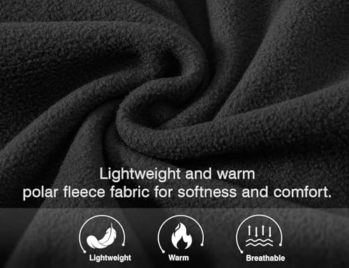 Rdruko Men's Fleece Jackets Full Zip Lightweight Outdoor Hiking Jackets Winter Coats4