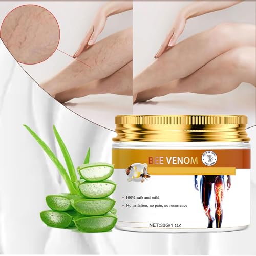 Altherona Bienengift Creme gegen Besenreiser, Krampfadern Creme lindert schwere und müde Beine, Bee Venom Creme für Beine Pflege, Bienengiftsalbe gegen Besenreiser, Erfrischung & Entspannung