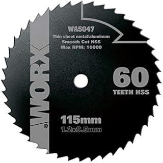 WORX WA5047 WORXSAW 115 mm 60T HSS Blade