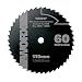 Produktbild Worx HSS Sägeblatt 115 mm. 60 Zähne. 1 Stück. WA5047