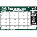 TURNER SPORTS New York Jets 2026 17x11 Desk Calendar (26998901048)