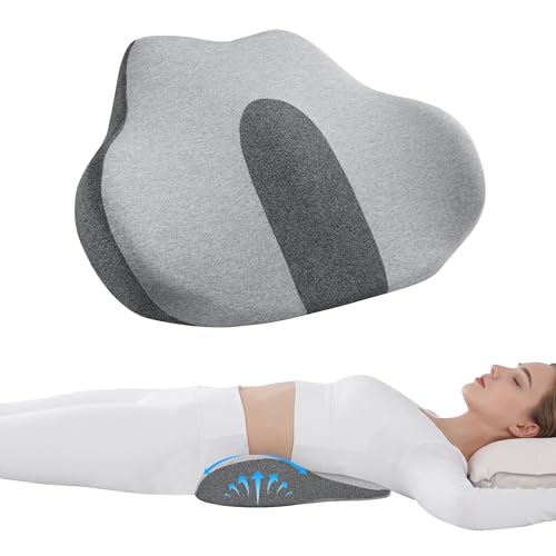 ROYALAY Lumbar Support Pillow for Sleeping, Elevated Lower Back Pillow for Bed, Ergonomic Memory Foam Body Cushion for Hip Waist Back Pain Relief by ROYALAY - Used condition - US$23.38
