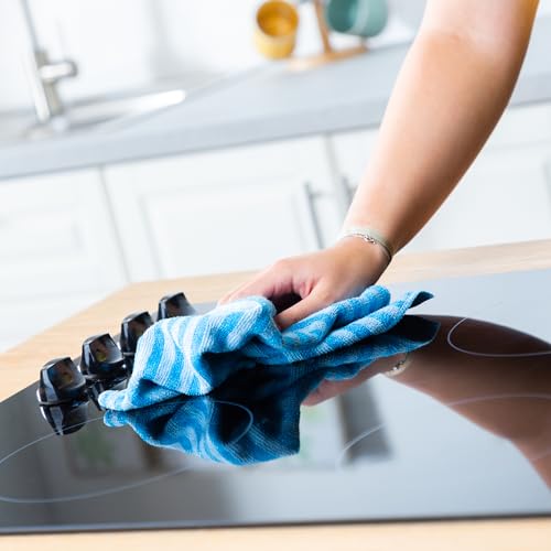 Minky M Cloth Anti-Bacterial Kitchen Pack of 9, Anti-Bacterial Protection, Powerful High Density Microfibre With Non-Scratch Technology, Dual Sided For Powerful & Effective Cleaning - Image 3