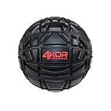Deep Tissue Massage Ball by 4KOR Fitness, For Trigger Point, Myofascial Release, Increased Mobility and Self Therapy (1 Black)