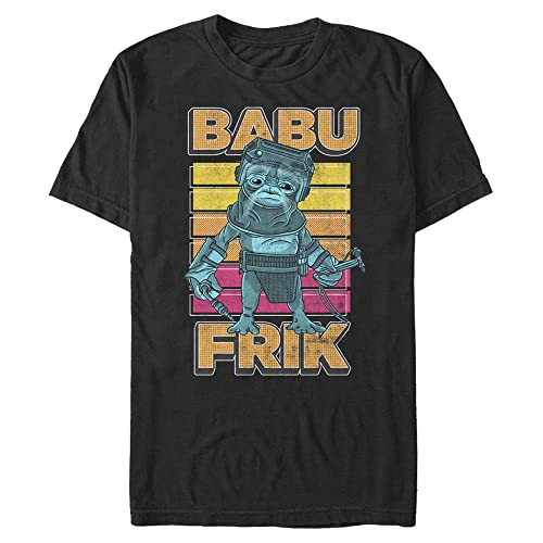 T-shirt Star Wars homme Babu anti-déformation en coton doux pour look geek