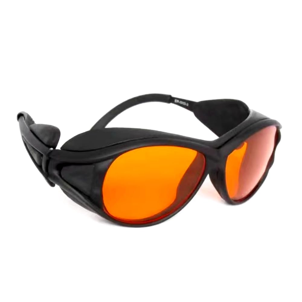 Lunettes de sécurité EP-3-2 190-540 nm OD7+ à large spectre d'absorption continue Lunettes de protection laser