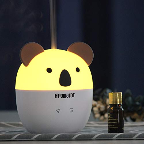 Apomotot Koala Essential Oil Diffuser,160Ml Baby Cute Cartoon Aromatherapy Diffusers,Cool Mist Humidifier With Usb Waterless Auto Shut-Off For Kids Children Home Office Bedroom #TOP6