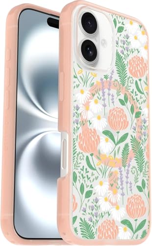 OtterBox iPhone 16 (�̂�) - �V�����g���[ �N���A �V���[�Y+ �P�[�X - �s�[�`�u���[�� (�s���N) - MagSafe�ɃX�i�b�v - �����炩 - ����オ�����G�b�W���J�����ƃX�N���[����ی삵�܂� - �񏬔��p�b�P�[�W