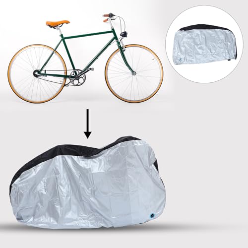 Funda de bicicleta para exterior e interior que cuida tu bici de montaña en la terraza 5