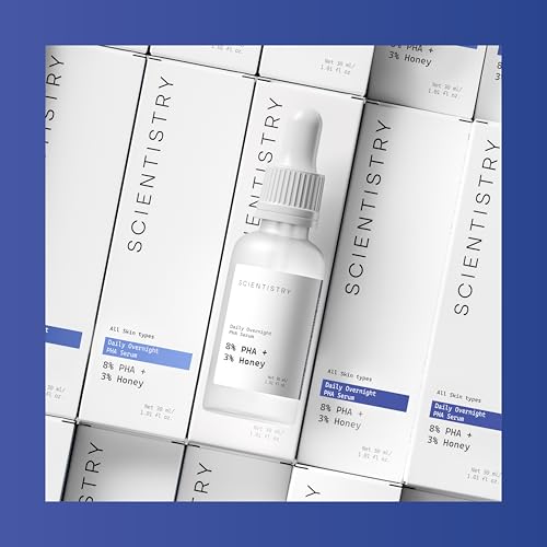 Image of Daily Overnight PHA Serum | 8% PHA & 3% Honey |Gentle Exfoliation, Hydration, Anti-ageing & even tone complexion | Lactobionic, Gluconolactone & Honey |Men & Women | All Skin Types | 30 ml