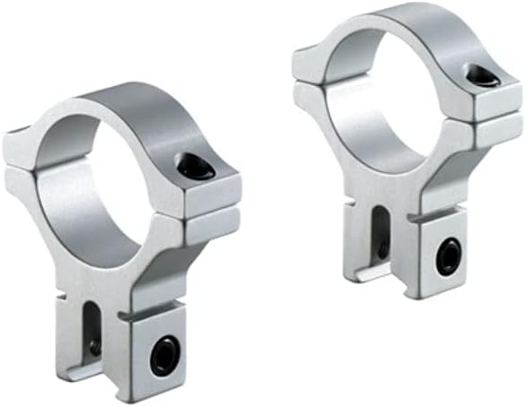 BKL 300 0.6" Long Dovetail Scope Rings - 0.979" High - for 30mm Scope Tubes - Fit 3/8" or 11mm Dovetails - Matte Black or Silver