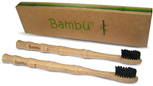 Neutripure Bambu Toothbrush: Charcoal infushed bristles with Bamboo Handle image 5