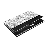 Pour les occasions quotidiennes et professionnelles, il peut être utilisé pour contenir des cartes de visite, cartes de crédit, cartes d'identité, cartes cadeaux, permis de conduire, etc. Le produit est doté d'une texture fine et d'une impression tactile confortable. C'est également un cadeau parfait pour les femmes, les hommes, les collègues, les clients, la famille et les amis, etc.