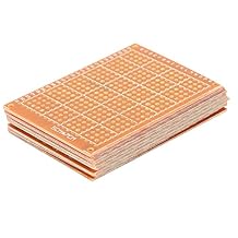 10pcs PCB Protoboards, 5x7cm Single Side Prototype PCB Breadboard Universal Printed Circuit Board for DIY Soldering Electronic Projects