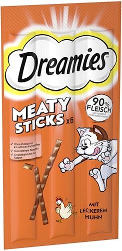 DREAMIES™ Meaty Sticks Katzensnacks Huhn 14 x 6 x 5g