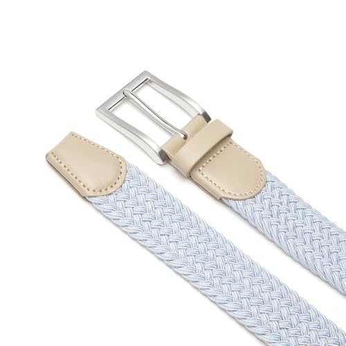 Image of Fabio Valenti Canvas Elastic Fabric Woven Stretch Braided Belts for Men Women Junior with Multicolored /Full Sizes