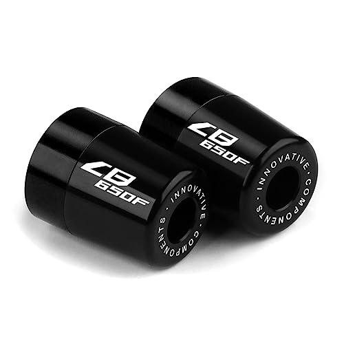Blzrato CNC Aluminum Handlebar Bar End Plugs Compatible with Honda CB650F (2014-2026) | Anti-Vibration Motorcycle Handle Grip End Caps & Sliders Accessories (Black)