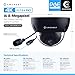 Amcrest 2-Pack UltraHD 4K (8MP) Dome POE IP Camera, 3840x2160, 98ft NightVision, 2.8mm Lens, IP67 Weatherproof, 125° FOV, 256GB MicroSD Recording Black (IP8M-2493EB-AI-V3)