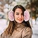 Abaodam Winter Outdoor Earmuffs Women Faux Fur Plush Ear Warmers Pink Winter Ear Cover Fashionable for Outdoor Activities