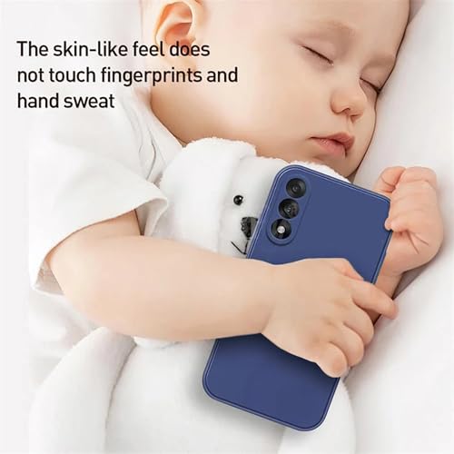 Image of FIRST MART Matte Silicone Back Cover for OnePlus Nord 5 - Blue