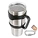 GLYBY Handle for Yeti Rambler 30 oz Rambler Tumblers, Rtic, Sic Cup and more(BLACK)
