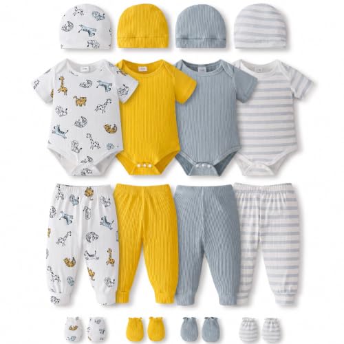 Image of Baby Boy Girl Clothes Preemie Newborn Must Have Infant Essentials Outfits 20 Piece Clothing 0-18 Months