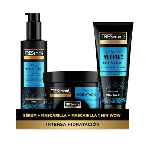Tresemmé Hidratación Intensa Serum 200 ml + Mascarilla Hidratante 440 ml + 1minWow Hidratación 170 ml