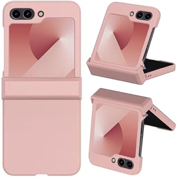 NINKI Capa compatível com Samsung Galaxy Z Flip 6 com protetor de dobradiça, capa protetora rígida ultrafina à prova de choque para Galaxy Z Flip 6 capa de proteção de dobradiça, capa de telefone