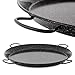 ZENDEU Paella Pan from Spain – Authentic Enameled Carbon Steel Paella Pan, Large 32 inch (80 cm) | Traditional Paellera Made in Spain – Durable Enameled Paella Pans for 40 Servings