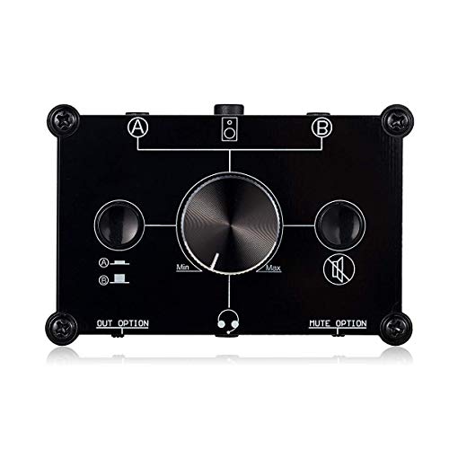 Nobsound MC1024 Mini 2-weg microfoon audio schakelaar headset/luidspreker audio switcher 3,5 mm MIC A & B… - Afbeelding 6