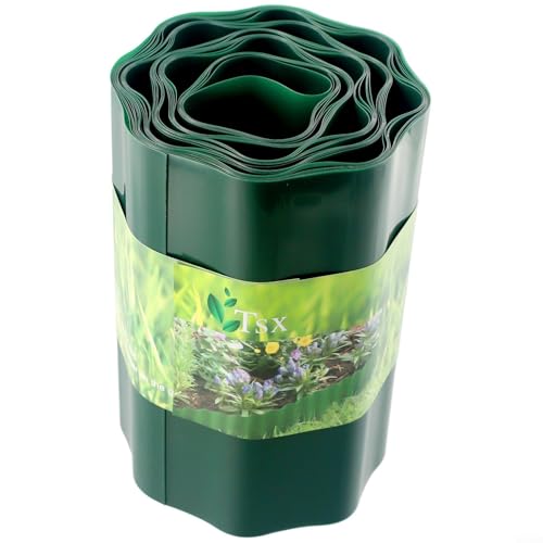 Valla plástica de la frontera para los jardines Solución eficaz para la gestión de la hierba (20cmx9M)