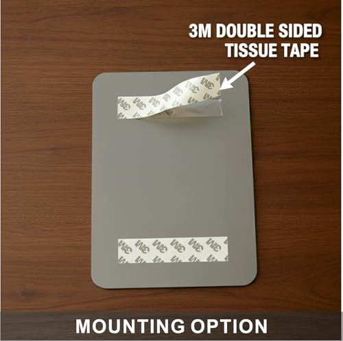 Image of Customize Steel Plate I for Bar Code, Logo, flat number, Name etc I Self Adhesive I 6x6, 6x4 inch