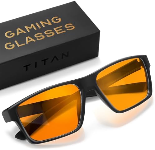 Titan Gaming Glasses, Blue Light Blocking, Night Driving Glasses ...