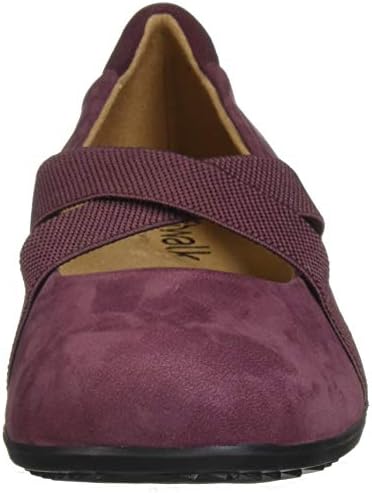 Softwalk Women's Waverly Mary Jane Flat, Burgundy, 12.0 M US | Image 1