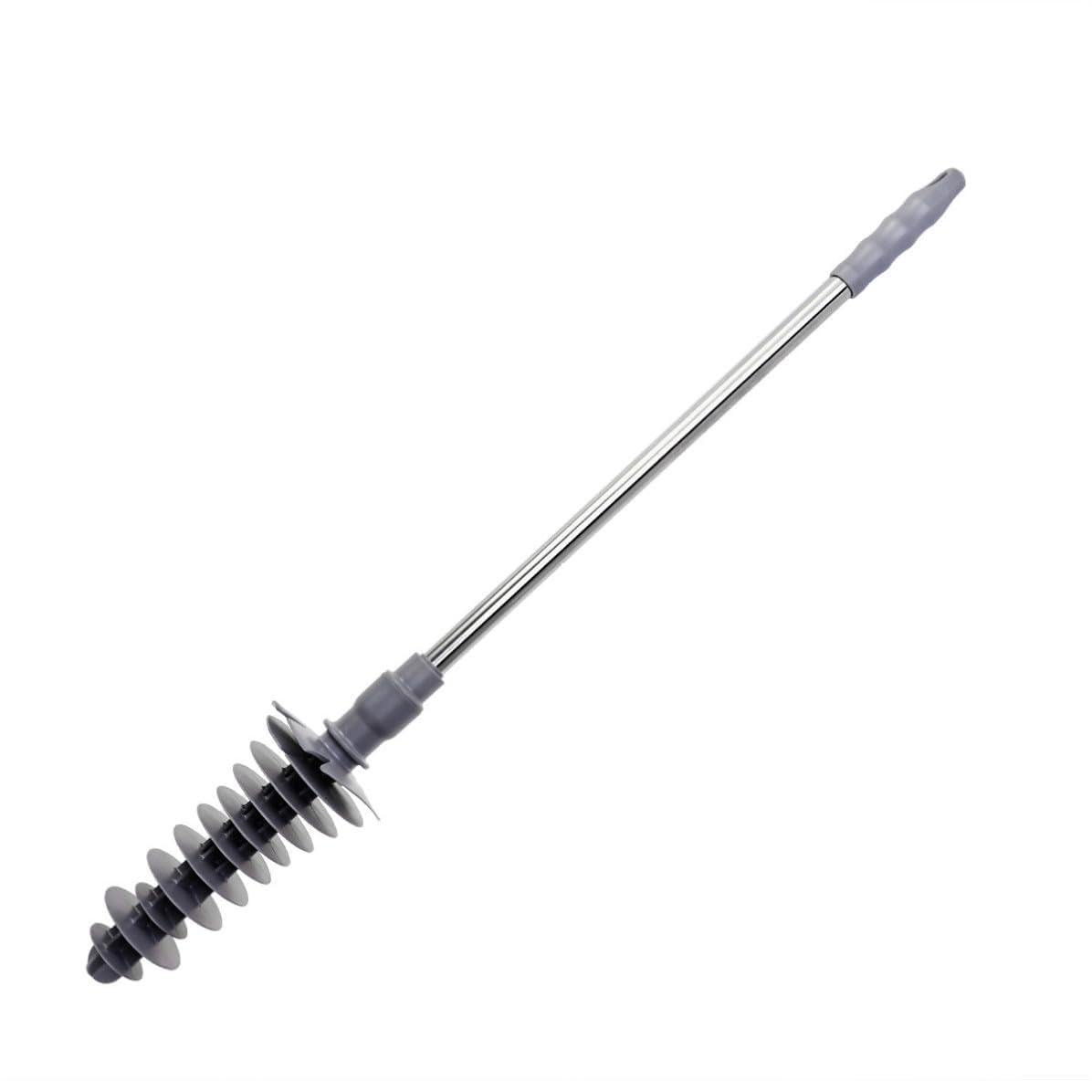 Desatascador de tuberías flexible Housoutil con cabeza de goma