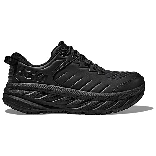 Hoka Women's Bondi Slip Resistant Black/Black 6.5 Medium