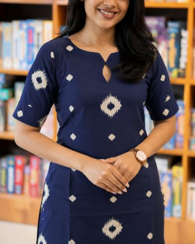 Image of Sun Fashion And Lifestyle Women's Pv Cotton Stitched Printed Kurti