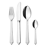 TOLLES GESCHENK: Dieses 24-teilige Besteckset wird in einem Karton mit Georg Jensen-Logo geliefert, sodass es leicht als Geschenk verpackt werden kann.