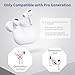 Charing Case Compatible for AirPods Pro, Wireless Charging Case Replacement for AirPod Pro 1st/ 2nd Generation ChargerCase (No Earbuds) (PRO 1/2(Lightning))