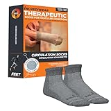 Incredisocks Diabetic Ankle Sock with Bamboo Charcoal/Germanium Blend-L-Gray