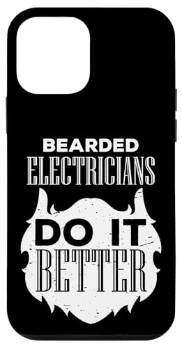 Coque pour iPhone 12 mini Barbu Electricians Do It Better Funny Beard Lover