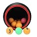 Table Tennis Ball, ABS Interesting Abrasion Elastic Mutifunctional Lottery Number Ball for Office (Yellow)