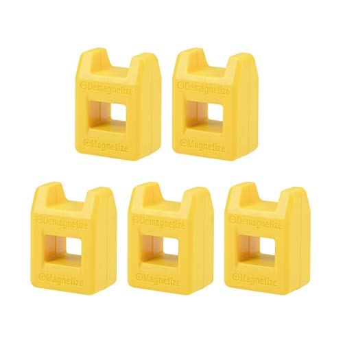 uxcell 5pcs Magnetizer Demagnetizer for Screwdriver Bits Tips Screw Driver Magnetic Practical Pick