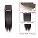 Lace Closure Straight Closure Human Hair Lace Closure Brazilian 12A Unprocessed Straight Hair 4x4 HD Lace Closure Free Part Natural Black Color(8