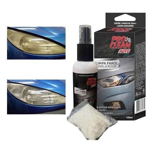 REVITALIZADOR LIMPA FAROL PARA CARROS SEM PRECISAR POLIR