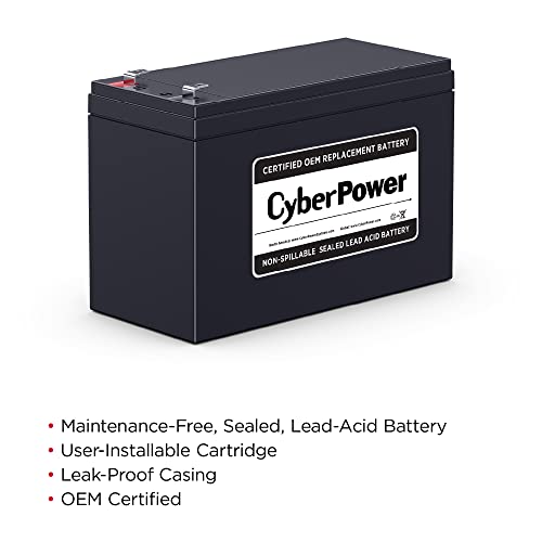 CyberPower RB1290 UPS Replacement Battery Cartridge, Maintenance-Free, User Installable, 12V/9Ah - image 3