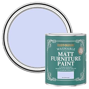 Rust-Oleum Purple Furniture Paint in Matt Finish - Be My Mermaid 750ml